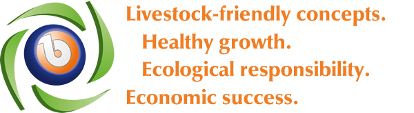 Livestock-friendly concepts. Healthy growth. Ecological responsibility. Economic success.